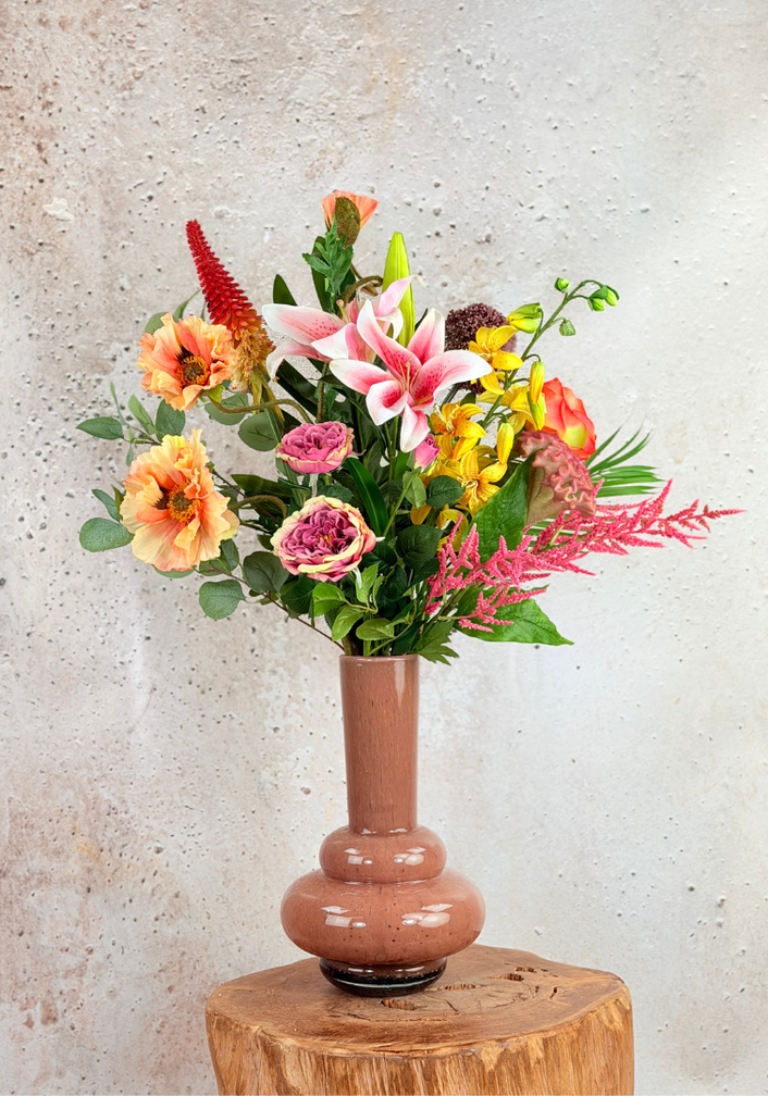 Silk bouquet "Rainbow Mayhem" | 95cm