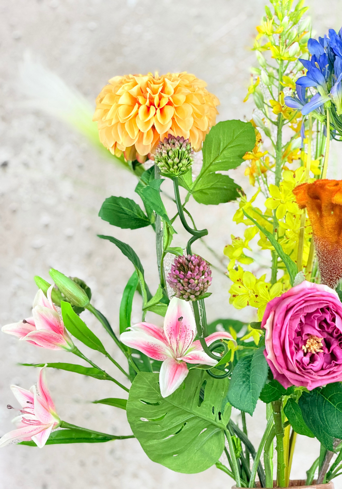 Silk bouquet "Colourful Days" | 105cm