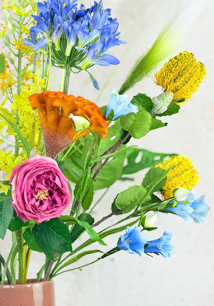 Bouquet di seta "Giorni colorati" | 105cm