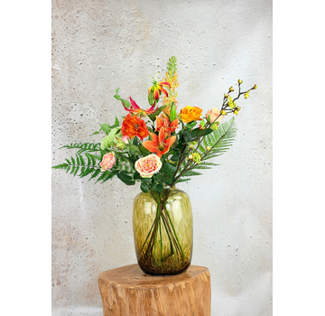 Bouquet di seta "Soft Orange" | 100cm