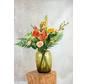 Bouquet de soie "Soft Orange" | 100cm