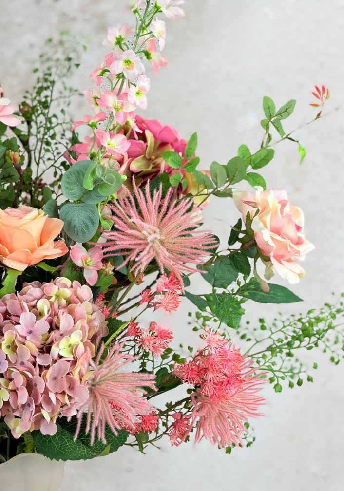 Silk bouquet "Pink Myst" | 85cm