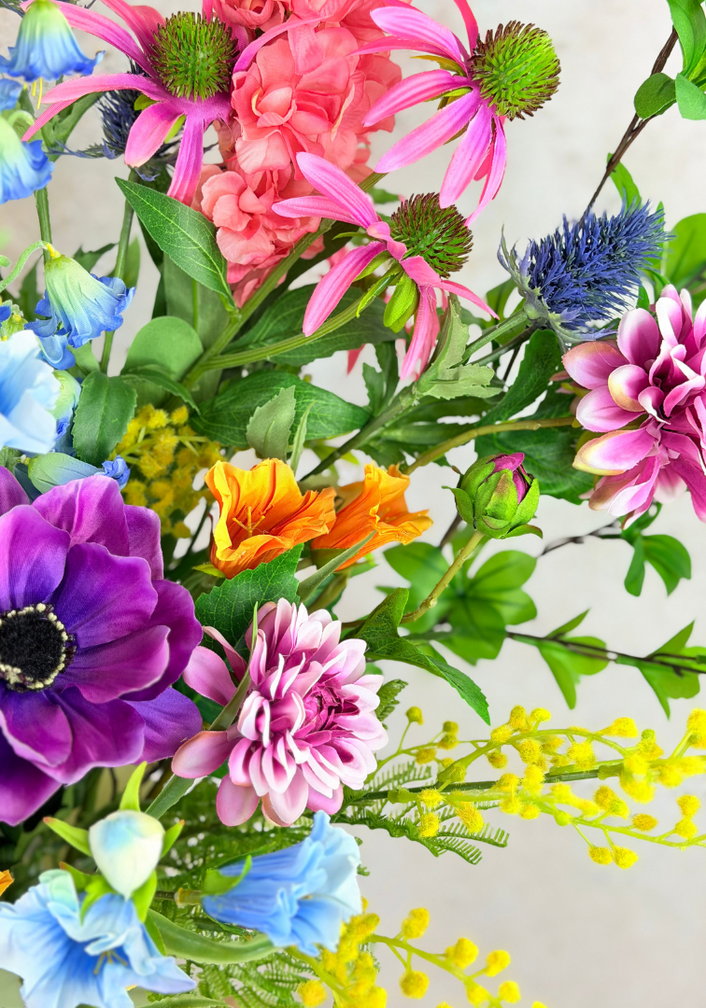 Bouquet di seta "Flowery Beauty" | 75cm