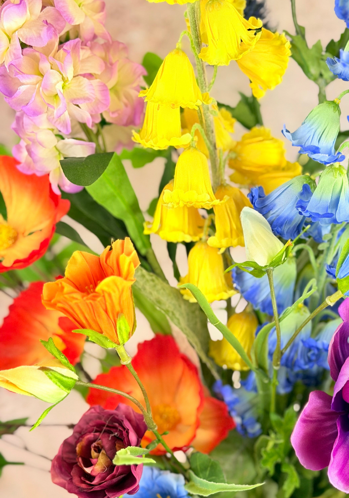 Silk bouquet "Flowery Beauty" | 75cm