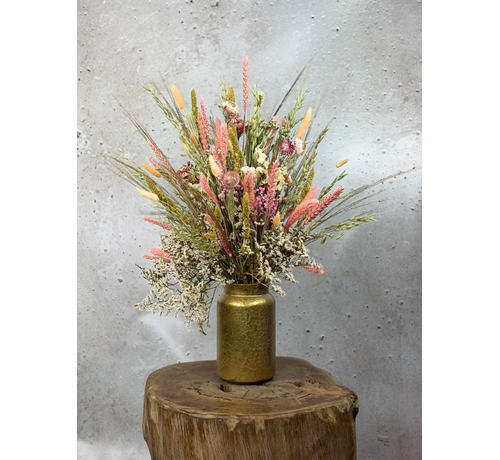 Ramo de flores secas "Jardín Rosa" | 70cm