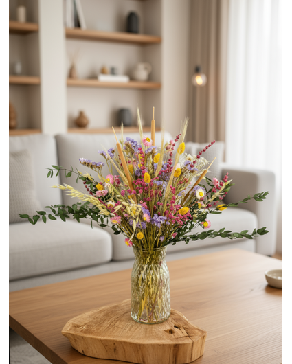Bouquet di fiori secchi "The Happiness Bouquet" - grande | 60cm