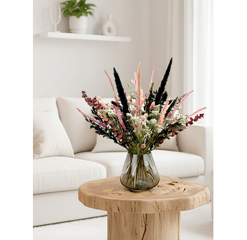 Bouquet secco "Luxury Night" (Small) - vaso incluso | 35cm