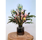 Dry flower bouquet "Jungle Fever" - including vase | 50cm