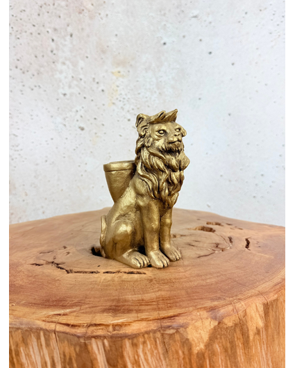 Golden Lion (candlestick) | 15cm