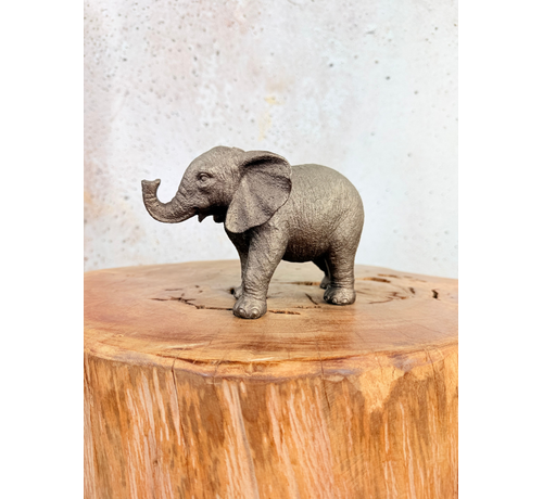Eléphant en bronze | Petit | 18 x 7 x 12cm
