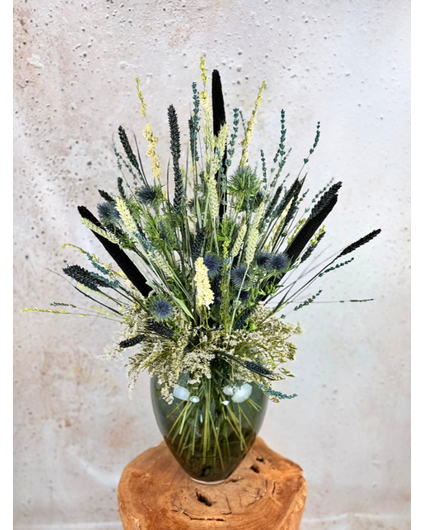 Bouquet de fleurs séchées "Black Forrest" Large | 80cm