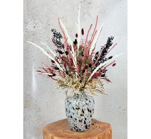Ramo de flores secas "Anochecer majestuoso" - 70 cm
