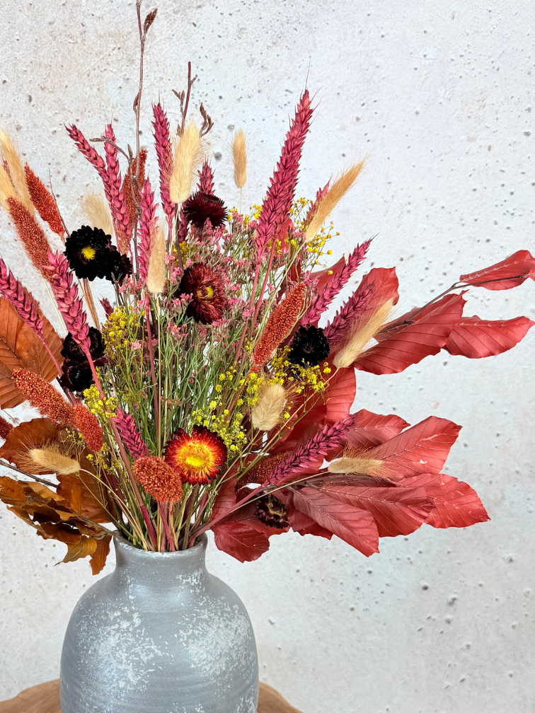Dried Flower Bouquet “Autumn's Sun” | 55 cm