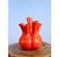 Trendige Tulpenvase "orange" | ⌀20xH25cm