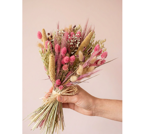 Ramo de flores secas "Pink Haven" | 55 cm