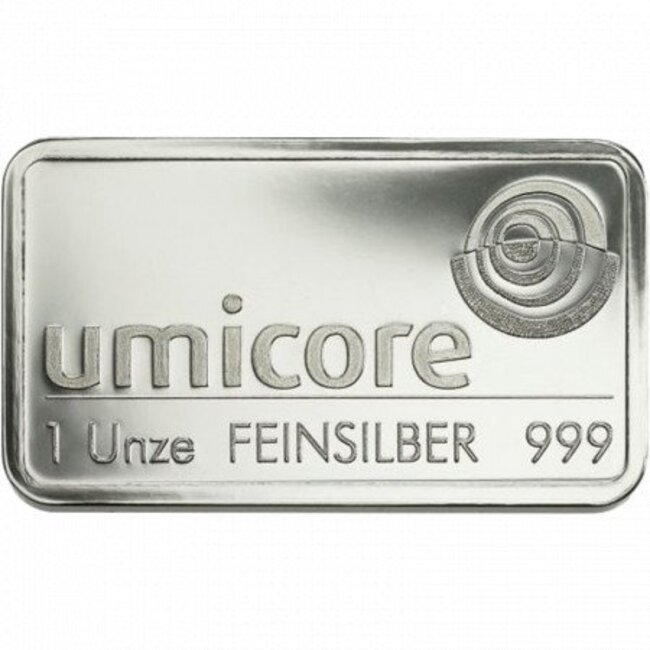 Umicore Zilverbaar 31.1 gram (ounce)