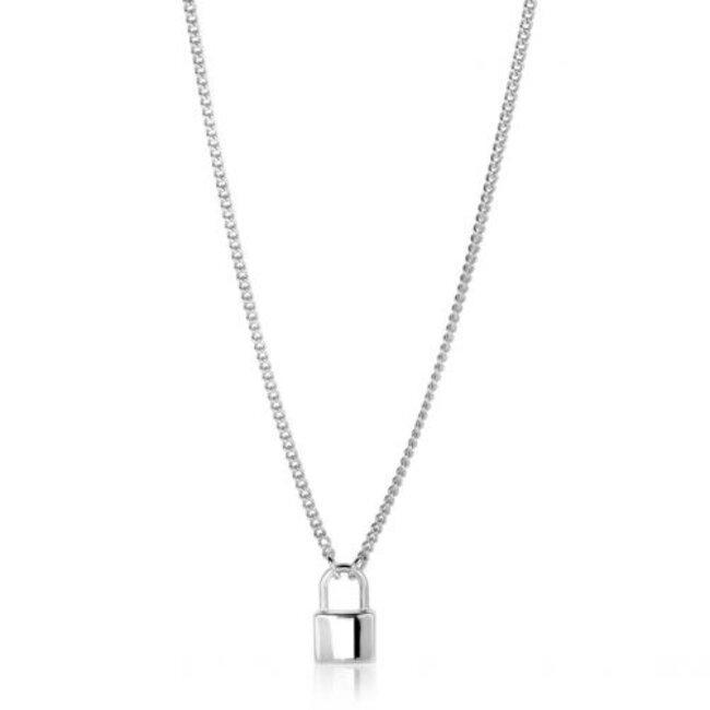 zinzi  ZIC2354 gourmet ketting 45cm met trendy slotje als bedel 40-45cm