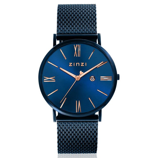 zinzi ZIW514M  DAMES HORLOGE BLAUW