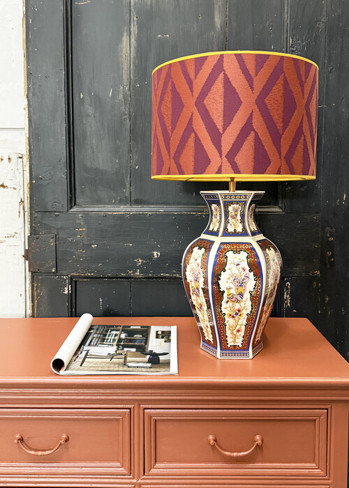 Lampenkap  - Terra/Aubergine