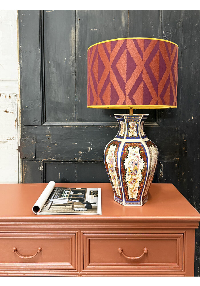 Lampenkap  - Terra/Aubergine