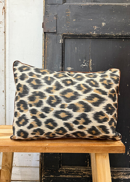 Kussen - Rechthoek -  Luipaard