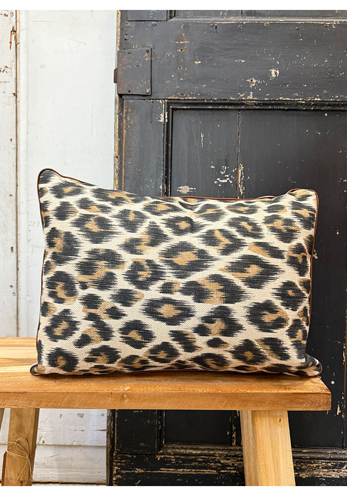 Kussen - Rechthoek -  Luipaard