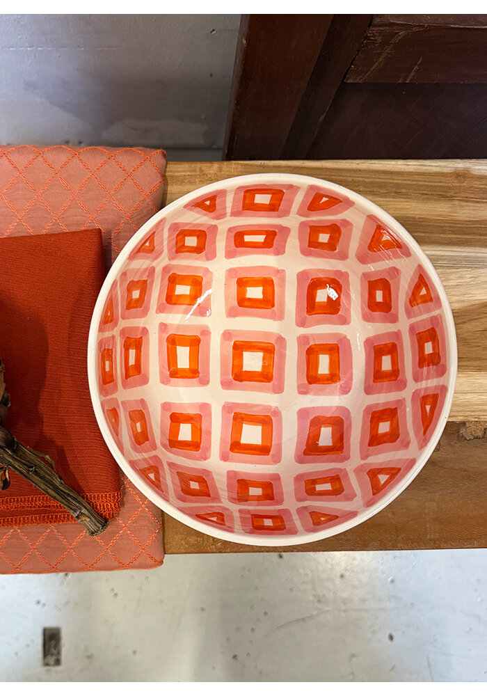 Schaaltje - Oranje/Roze