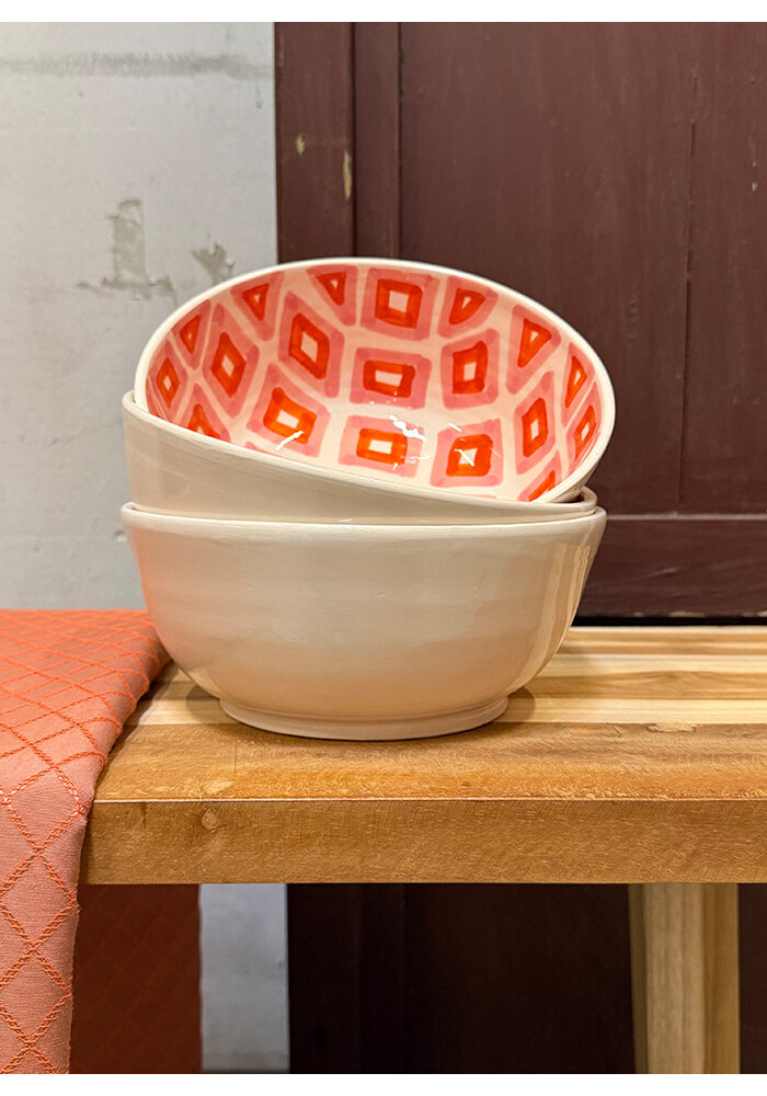 Schaaltje - Oranje/Roze