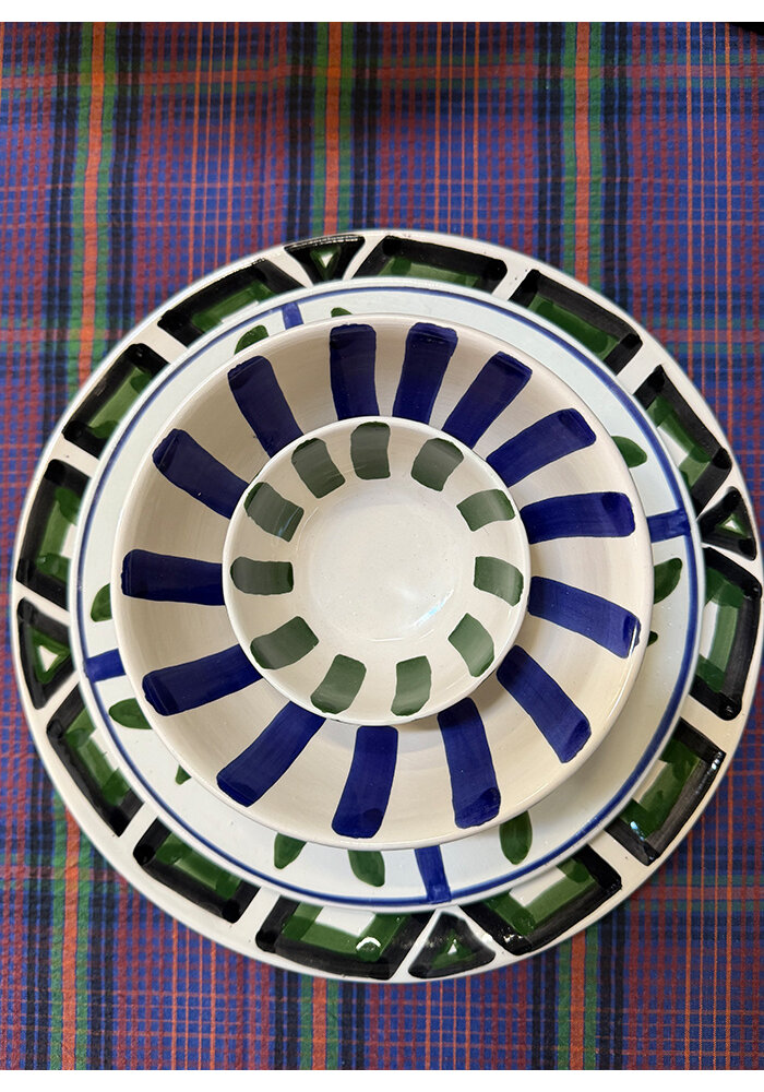 Schaaltje - Streep - Blauw