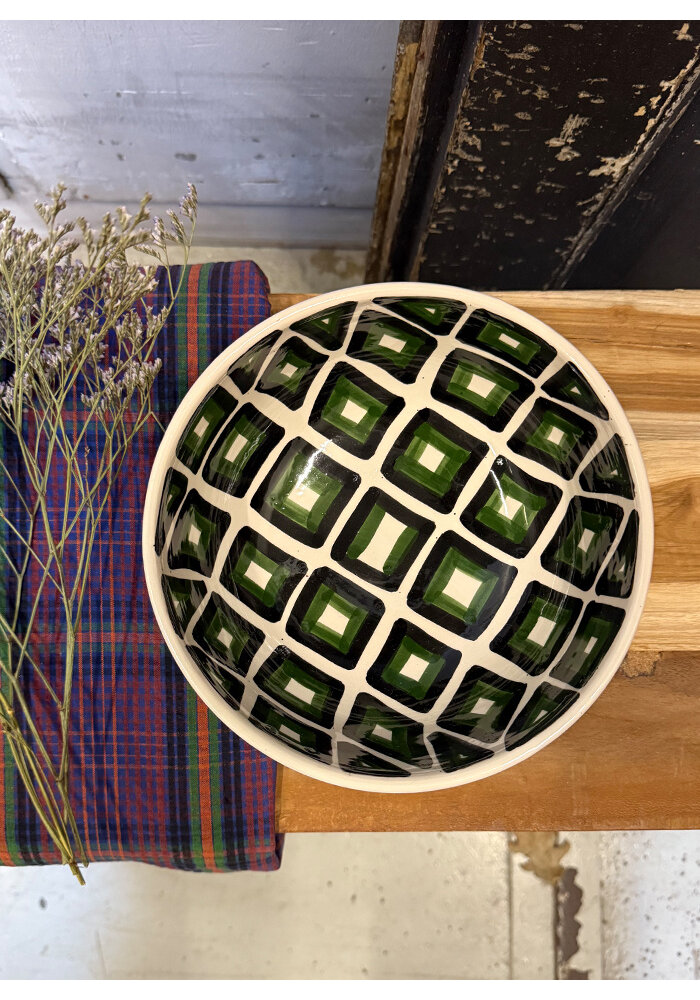 Schaaltje - Groen/Zwart