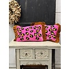 Kussen - Leopard roze