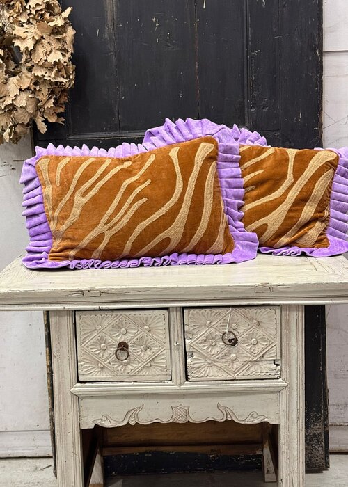 Kussen - Camel zebra