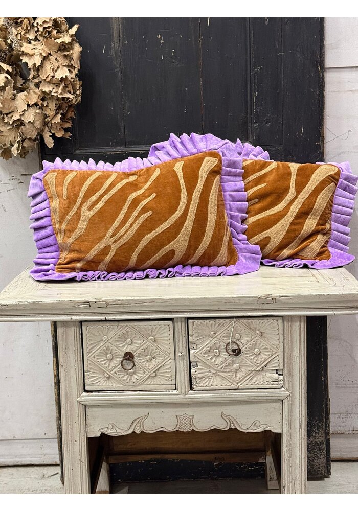 Kussen - Camel zebra