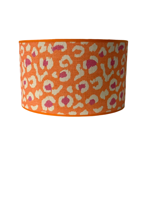 Lampenkap - panter oranje