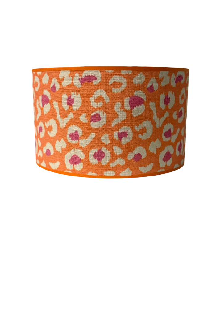 Lampenkap - panter oranje