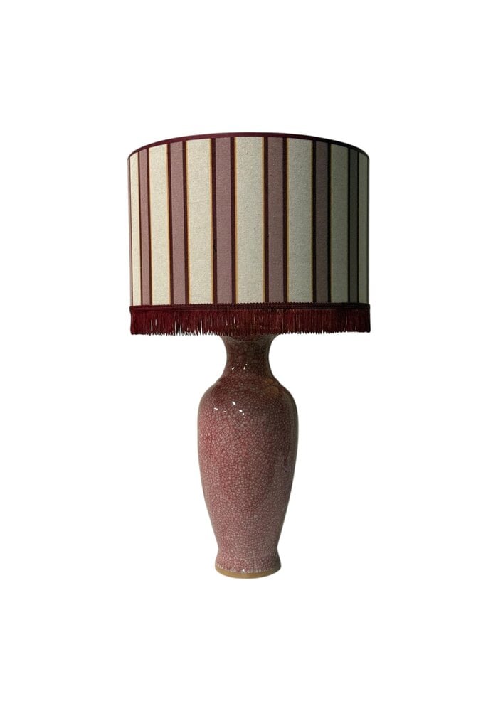 Lampenvoet - Roze crackle