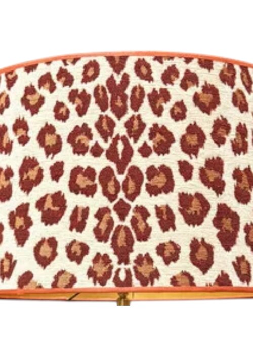 Lampenkap  - Leopard oranje