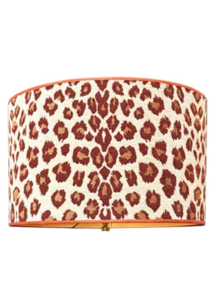Lampenkap  - Leopard oranje