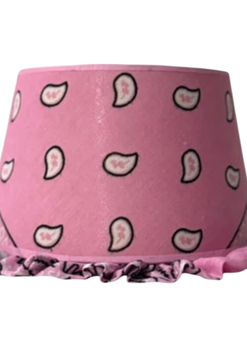 Lampenkap - bandana light pink
