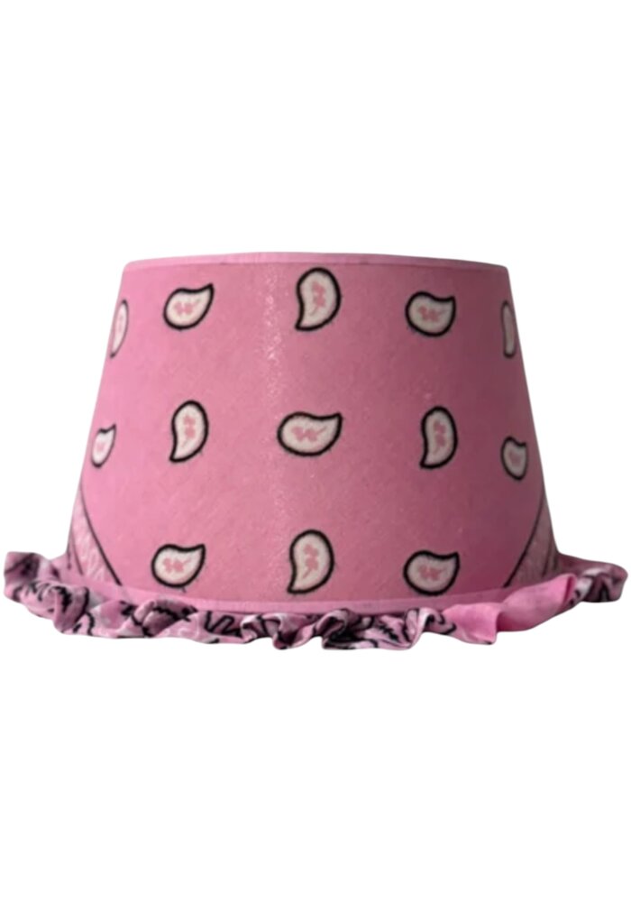 Lampenkap - bandana light pink