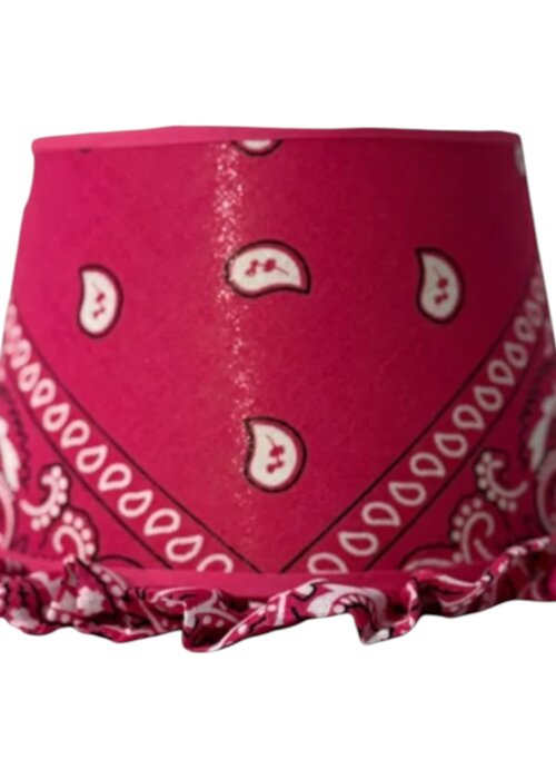 Lampenkap - bandana dark pink