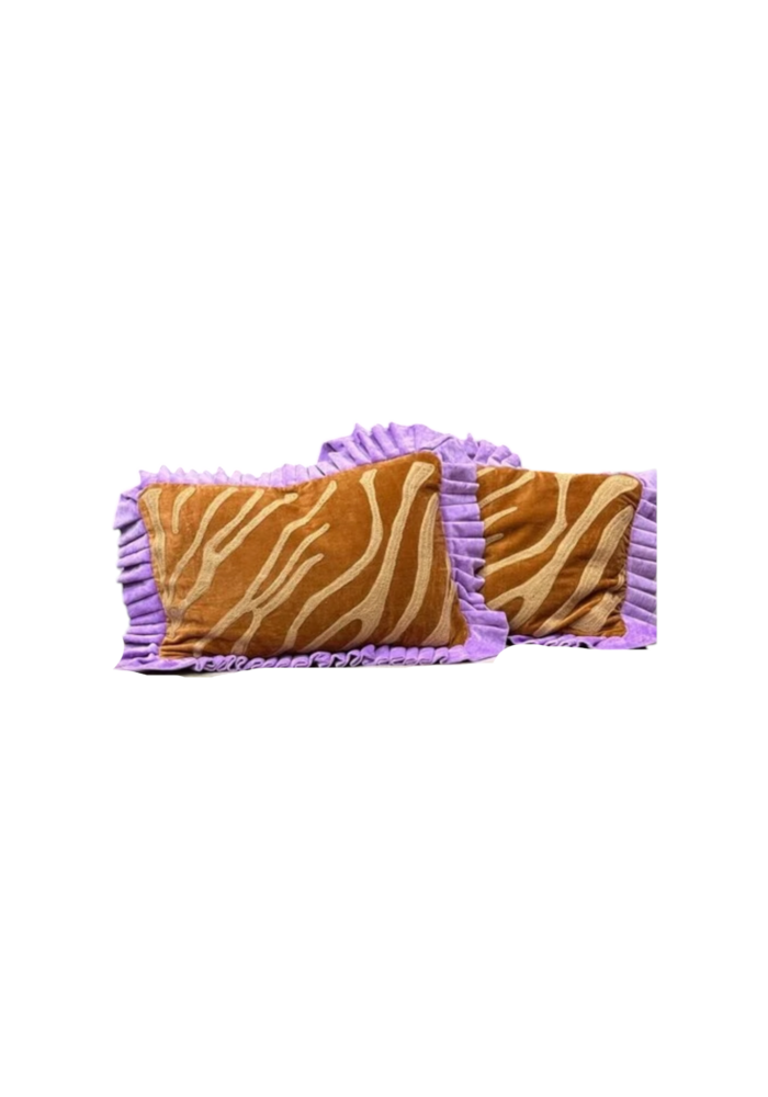 Kussen - Camel zebra