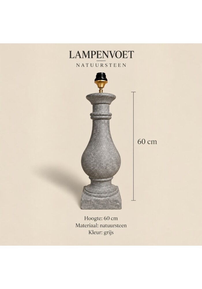 Lampenvoet - Natuursteen