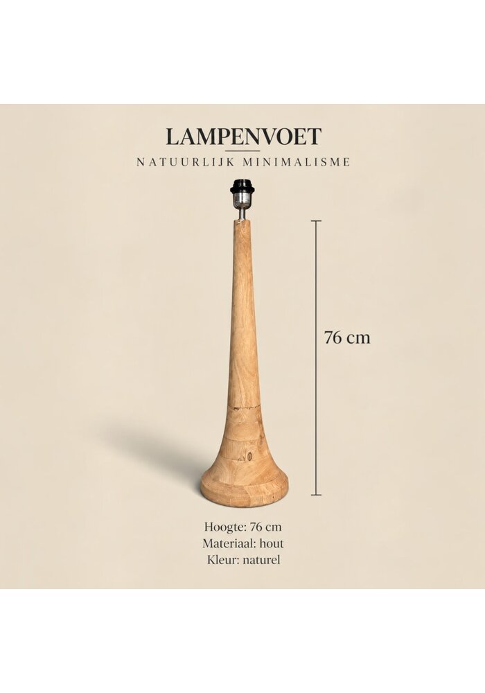 Lampenvoet - Natuurlijk minimalisme