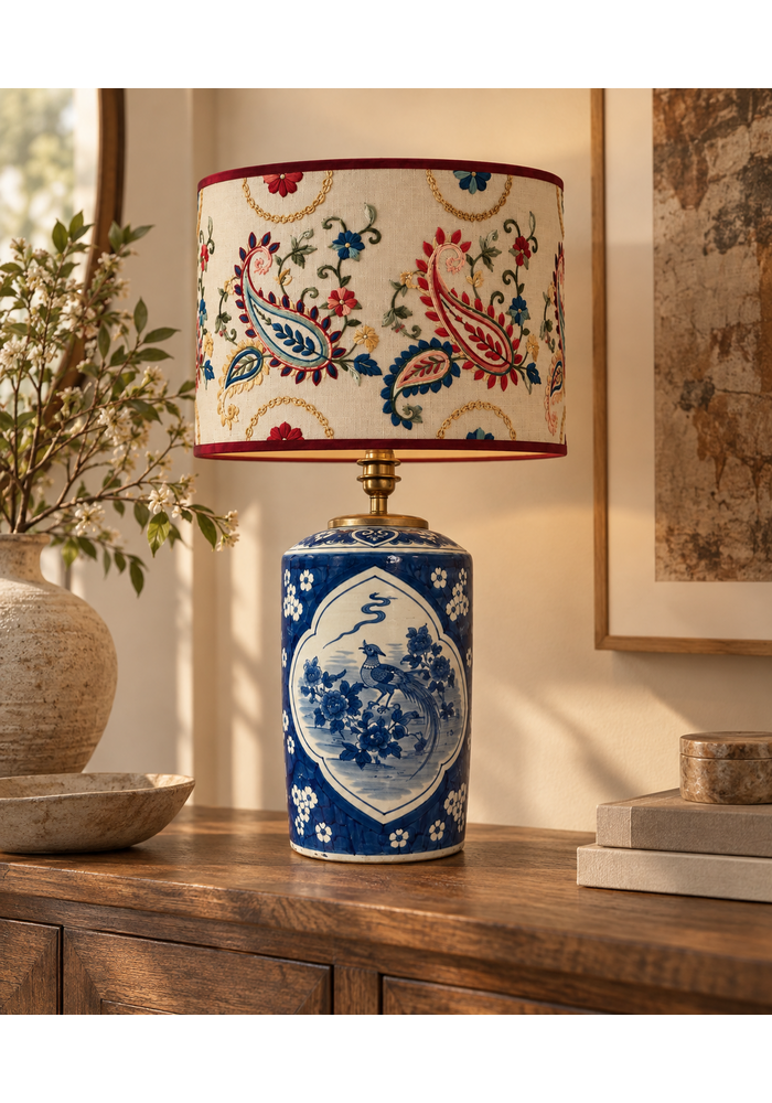 Lampenvoet - Delft blauw