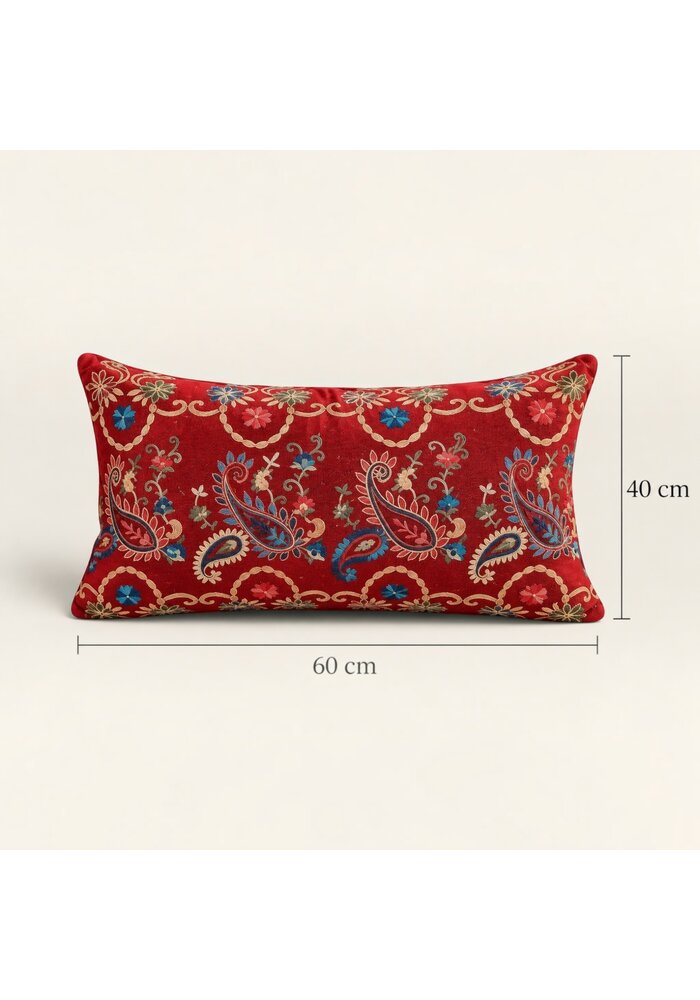 Paisley print kussen