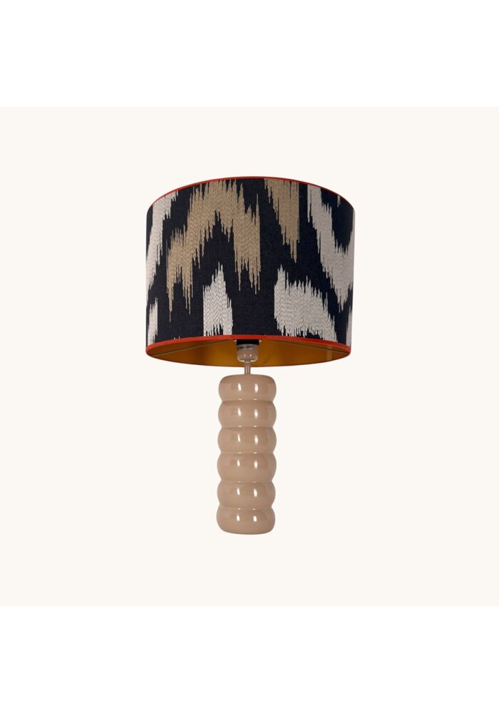 Lampenkap - Ikat design antraciet