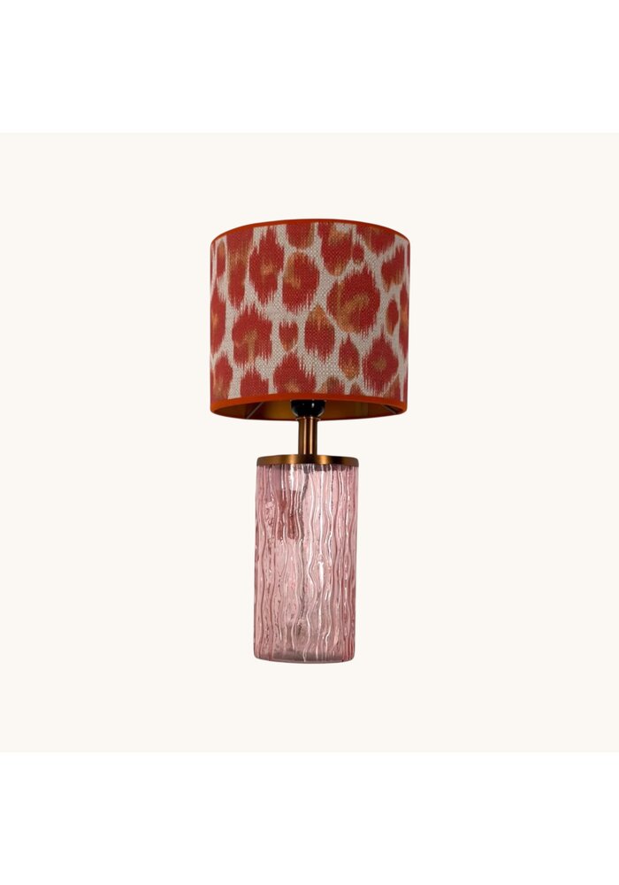 Lampenkap - Leopard oranje