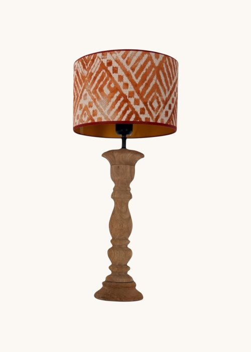 Lampenkap - Oranje print