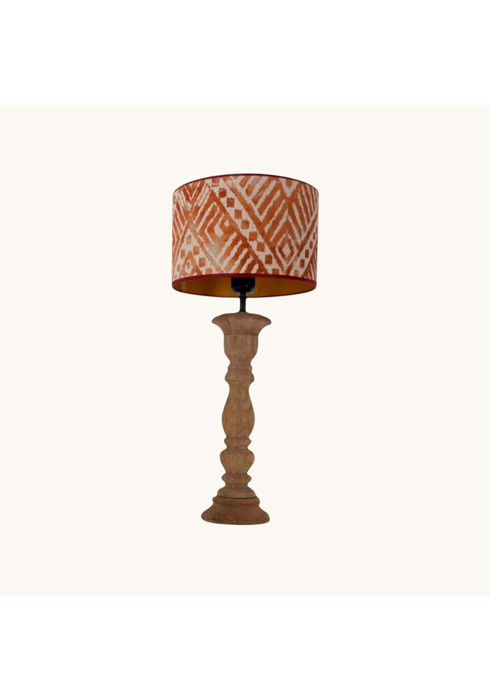 Lampenkap - Oranje print